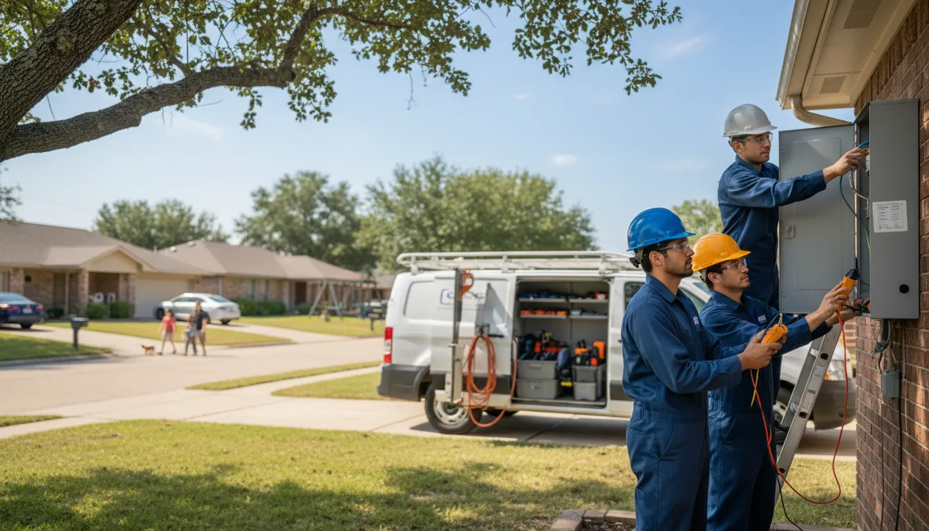 Certified electrician providing emergency electrical services in Kensington, MD